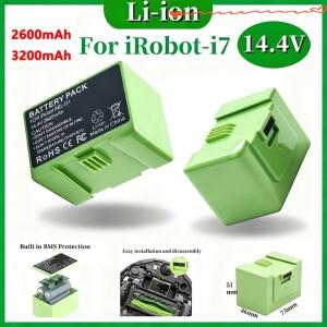 14.4V 3200mAh/2600mAh 배터리 교체용 iRobot e 및 i 시리즈 7150 4624864