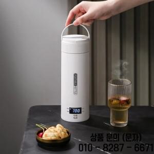 500ML 전기 주전자 휴대용 차 커피 여행 끓인 물 열 컵 LED 디스플레이와 Anti Scald