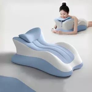 메모리폼 베개 인체공학적 지지 목 다리 휴식 독서 휴대폰 사용 침대 소파 웨지형 편안함