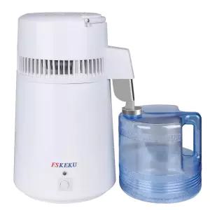 가정용 정수기 1.1갤런 기계 CPAP 실험실 치과 사무실용 4L 증류수 제조기 카운터탑 6갤런/일 구연산 분말