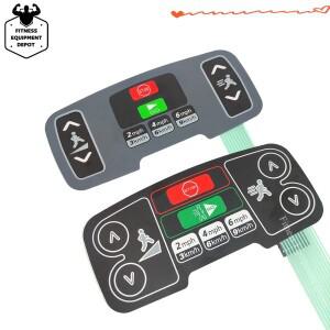 Life Fitness 95TE S3용 런닝머신 키보드 빠른 시작 중지 버튼 콘솔 패널 멤브레인 스위치 Tredamill 부품