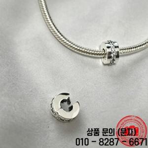 오리지널 참 비즈 금도금 투명 스파클 스페이서 펜던트 팔찌 여성용 주얼리 선물