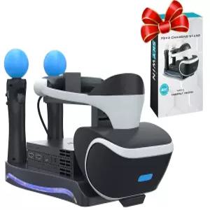 VR 셋 및 무브 컨트롤러용 스윈 PSVR 스탠드 충전 디스플레이 스테이션 크리스마스 선물 생일 부활절