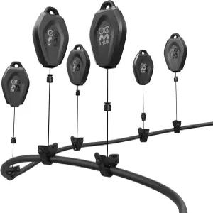 AMVR VR 케이블 관리 시스템 메타 퀘스트 3S/3/2 밸브 / S/PSVR/HTC 코드 액세서리와 호환되는 6팩 천장