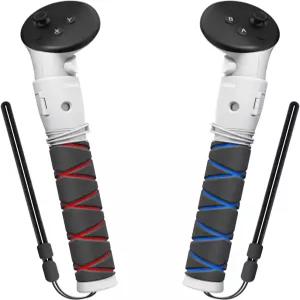 메타/오큘러스 퀘스트 3S 컨트롤러 액세서리와 호환되는 AMVR 핸들 부착물 VR 게임 고릴라 태그 롱 암