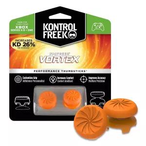 One 및 Series X 컨트롤러용 KontrolFek FPS Fek Vortex 성능 손가락 고층 볼록 개 중층 오목 주황색