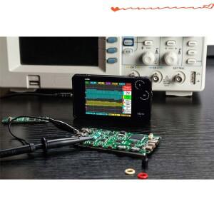DSO212 디지털 스토리지 오실로스코프 휴대용 나노 핸드헬드 대역폭 1MHz 샘플링 속도 10MSa/s 썸휠