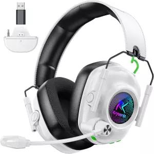 Series XS One PC Mac 스위치 24GHz 무선 및 블루투스 54 게이밍 폰 노이즈 캔슬링 마이크 50시간 배터리