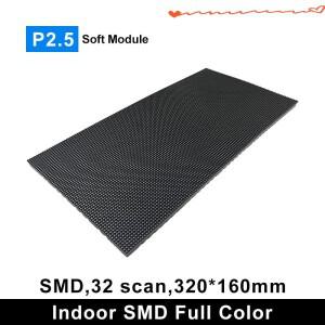 P1.86 P2 실내 풀 컬러 플렉시블 LED 디스플레이 모듈 HUB75 320160mm SMD RGB 소프트 패널 매트릭스