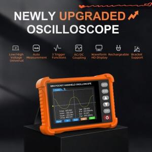 휴대용 오실로스코프 AIOMEST 2.8인치 TFT 화면 500KHz 대역폭 2.5MS/s 샘플링 기능을 갖춘 디지털 자동차
