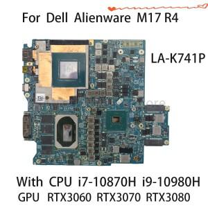 Dell Alienware M17 R4 GDR51 LA-K741P CPU i7-10870H RTX 용 노트북 마더보드