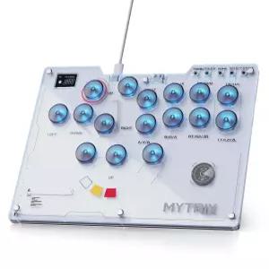 PC///스위치/스팀용 6Keys 올 버튼 레버리스 컨트롤러용 Mytrix 아케이드 스틱 기능 RGB 라이트 핫 스왑