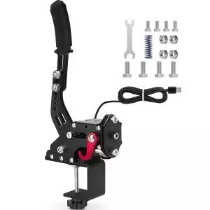 키 64비트 PC USB 핸드브레이크 업그레이드된 SIM 레이싱 게임 LO GITECH G25 G27 G29 T500 T300 스러스트