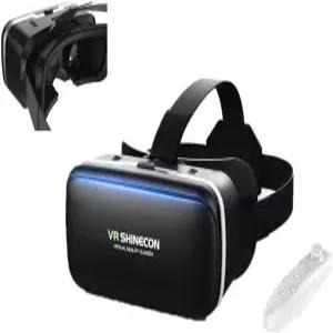 및 Android용 VR 셋 컨트롤러 가상 현실 3D 안경 헬멧 범용 고글 휴대폰 4766인치 TV 영화 비디오 게임용