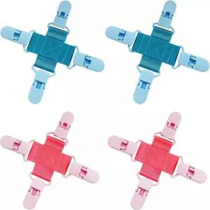 4팩 침대 시트 디탱글러 세탁기와 건조기의 엉킴 비틀림 볼링 방지 주름 감소 시간 및 에너지 절약