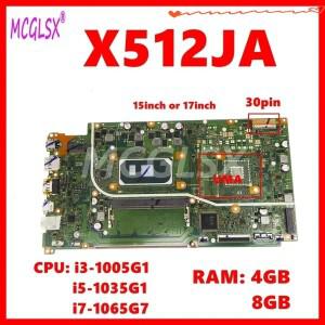 X512JA 메인보드 V5000J 노트북 i3 i7-10세대 CPU 4GB 8GB-RAM