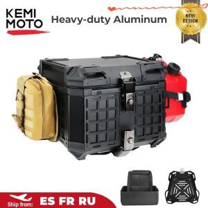 100L 65L CNC 알루미늄 오토바이 헬멧 상자 BMW LC 혼다 테일 후면 도구 케이스 트렁크