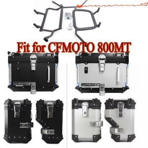 오토바이 사이드 수화물 상자 파니에 브래킷 랙 후면 테일 탑 케이스 보관 트렁크 박스 여행 CFMOTO 800MT
