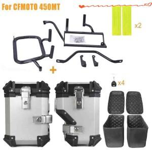 CFMOTO 450MT 38L 오토바이 사이드 러기지 박스 새들백 공구 케이스 여행 캠핑 수납 알루미늄