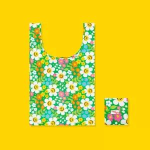 위글위글 접이식 장바구니 가방 숄더 피크닉백 Spring Garden Green MNS