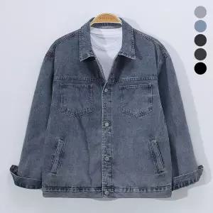 [후앙스] 빈티지 워싱 루즈핏 데일리 데님 자켓 GRJP3084