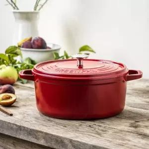 그린팬 인덕션 주물냄비 3.3L 22cm 스칼렛레드 세라믹 논스틱 오븐 MNA