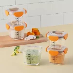 락앤락 내열유리 이유식 용기 260ml 3p 리틀럽 더 안심 트라이탄 MNA
