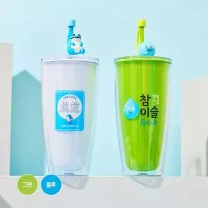락액란 진로하이트 에디션 더블윌 콜드컵 720ml 아이스 전용컵 MNA