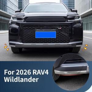 2026 RAV4 와일드랜더용 앞뒤 범퍼 충돌 방지 코너 가드, 스크래치 트림 스트립, 외부 부품 스타일링 몰딩