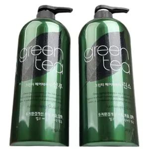 친절한탄씨 맑고 깨끗한 녹차수 수분보충 샴푸 1500g 린스 1500ml 맑고 깨끗한 녹차수 수분보충 샴푸 1500g