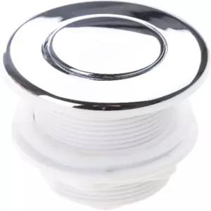 KANGQL 에어 스위치 욕조 폐기물 쓰레기 처리용 버튼 28mm/32mm 켜기/끄기 공압 실버