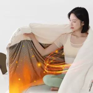 자가발열 이불 먼지없는 전기 발열이불 따뜻한 온열 겨울 충전식 어르신 할머니 선물