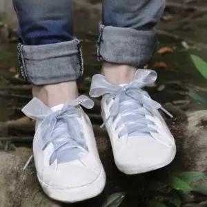 쉬폰 리본 운동화 끈 신발 꾸미기 신꾸 발레 코어 레이스 오간자 shoestring