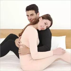[하프클럽/]상하의세트 보온내의 심리스 얇은 겨울 여자 기모내복 남자