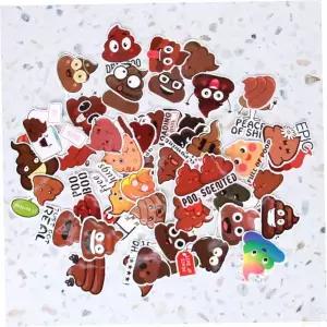 귀여운 똥캐릭터 데코 스티커 40p 다이어리 꾸미기 폰케이스 노트북 장식용