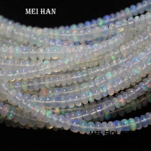 Meihan 도매 100% 최고 에티오피아 오팔 Rondell 호환e 보석 스톤 루즈 쥬얼리 DIY 디자인 목걸이