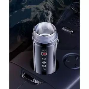 자동차 온수 커피 국산차량용전기포트 화물차 급속 12V 1 500ml[무광블랙] 12V24V 차량용