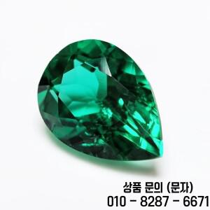 상단 열수 배 컷 실험실에서 자란 에메랄드 느슨한 보석 AGL 인증서가 있는 합성 컬럼비아 스톤 다이아몬드