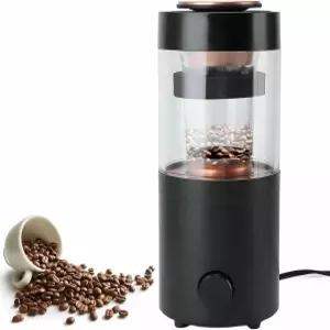 OJHGRDFV 1350W 전기 커피 로스터 머신 - 가정용 원두 타이머 및 투명 유리 최대 용량 85g 열풍 로스팅