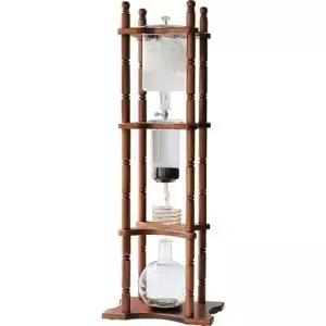 타워 스 커피 메이커 용량 티 콜드 브루 드립 2500ml/84.54온스 가정용 머신 버티컬 스타일 유리 콘타