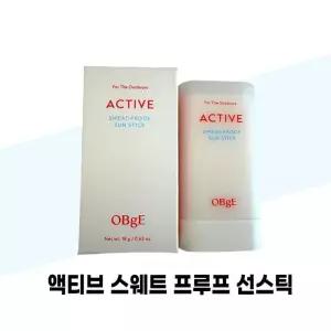 [오브제] 오브제 액티브 스웨트 프루프 선스틱 본품 18g x 2개