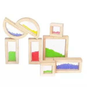 레인보우블럭 주니어 40pcs 원목 블록 장난감 나무