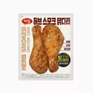 하림 허브스모크 닭다리 130g 2개