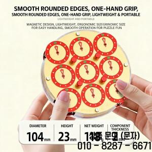SengSo 한정판 드래곤 스케일 매직 시계 4x4 레드 스피드 큐브 퍼즐 장난감 Cubo Magico 키즈 선물
