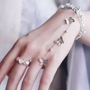 [하프클럽/]연결고리 결속 팔찌 반지 14K 1P 체인 와이어 패션