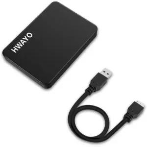 HWAYO 20GB 휴대용 외장 하드 드라이브 울트라 슬림 25인치 USB 30 HDD 스지 PC 데스크탑 노트북 크롬북용