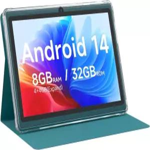 케이스가 있는 안드로이드 태블릿 7인치 8GB RAM+32GB ROM 1TB 확장형 1.6GHz 쿼드코어 프로세서 컴퓨터