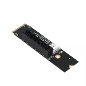 NFHK PCBA M.2 NGFF NVMe M-키 익스텐더에서 PCI-E X1 X4 X8 X16 그래픽 카드 라이저 어댑터 PCI-Express