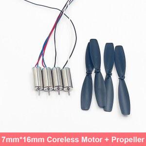 4PCS 716 7MM 16MM 2CW 2CCW 코어리스 모터 550 프로펠러 7V 3V