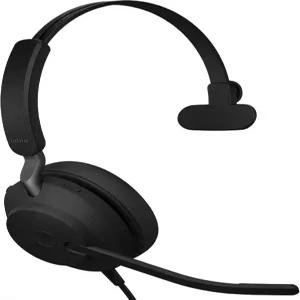 자브라 Evolve2 40 MS 유선 헤드폰 USB-A 모노 블랙 - 통화 및 음악용 텔레워크 헤드셋 향상된 하루 종일